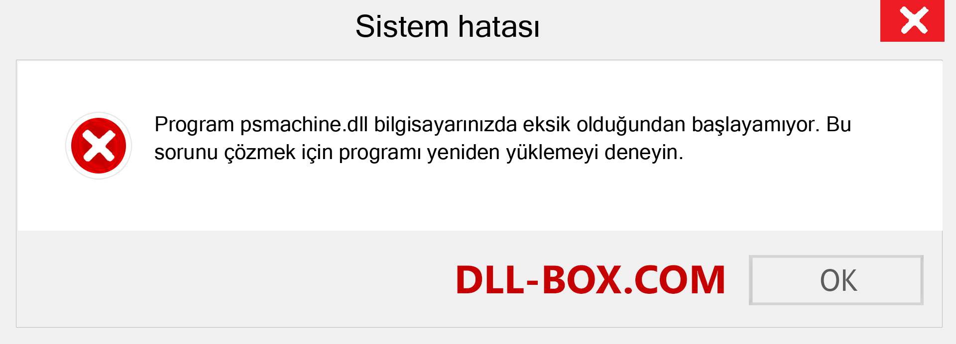 psmachine.dll dosyası eksik mi? Windows 7, 8, 10 için İndirin - Windows'ta psmachine dll Eksik Hatasını Düzeltin, fotoğraflar, resimler